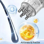 Portable scalp applicator with six precision tips for targeted treatments