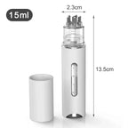 Portable scalp applicator in white, ideal for hair care and scalp treatments