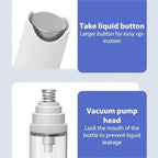 Portable scalp applicator with easy liquid button for precise use