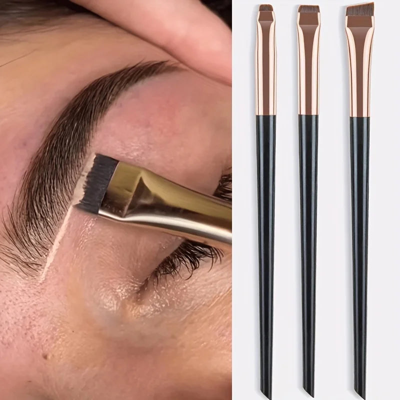 3-piece precision eyeliner and eyebrow brush set (photo 2 of 10)
