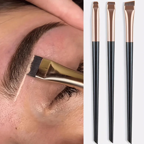 3-piece precision eyeliner and eyebrow brush set (photo 2 of 10)