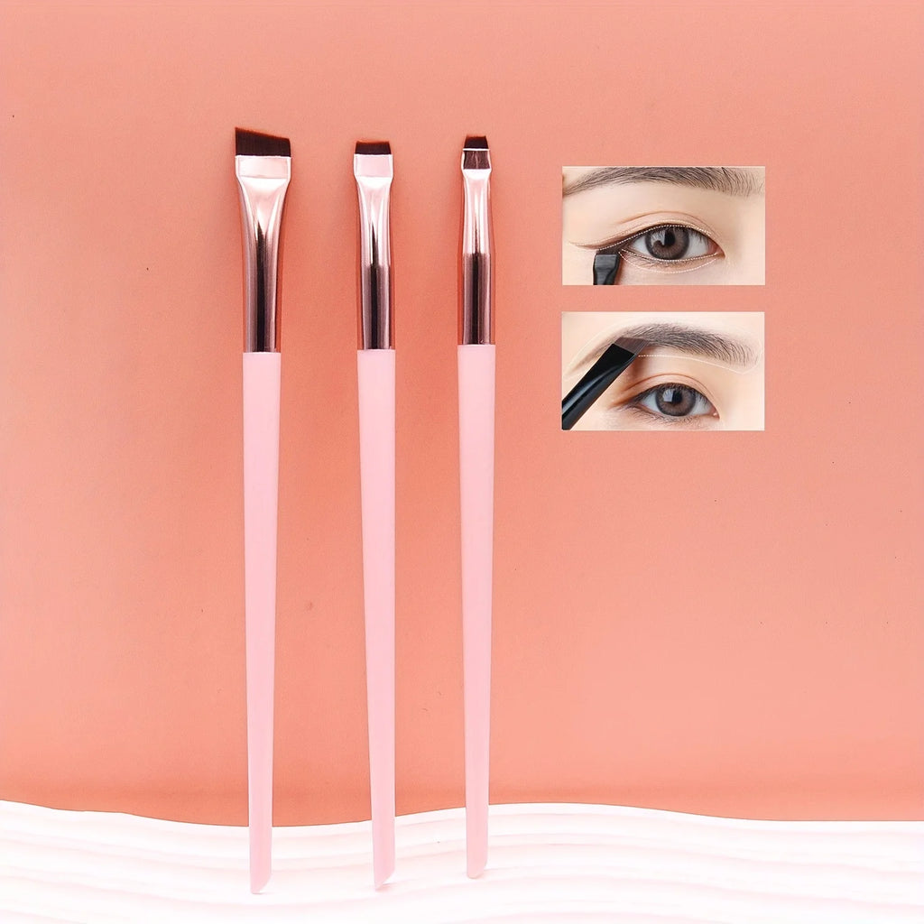 3-piece precision eyeliner and eyebrow brush set (photo 5 of 10)