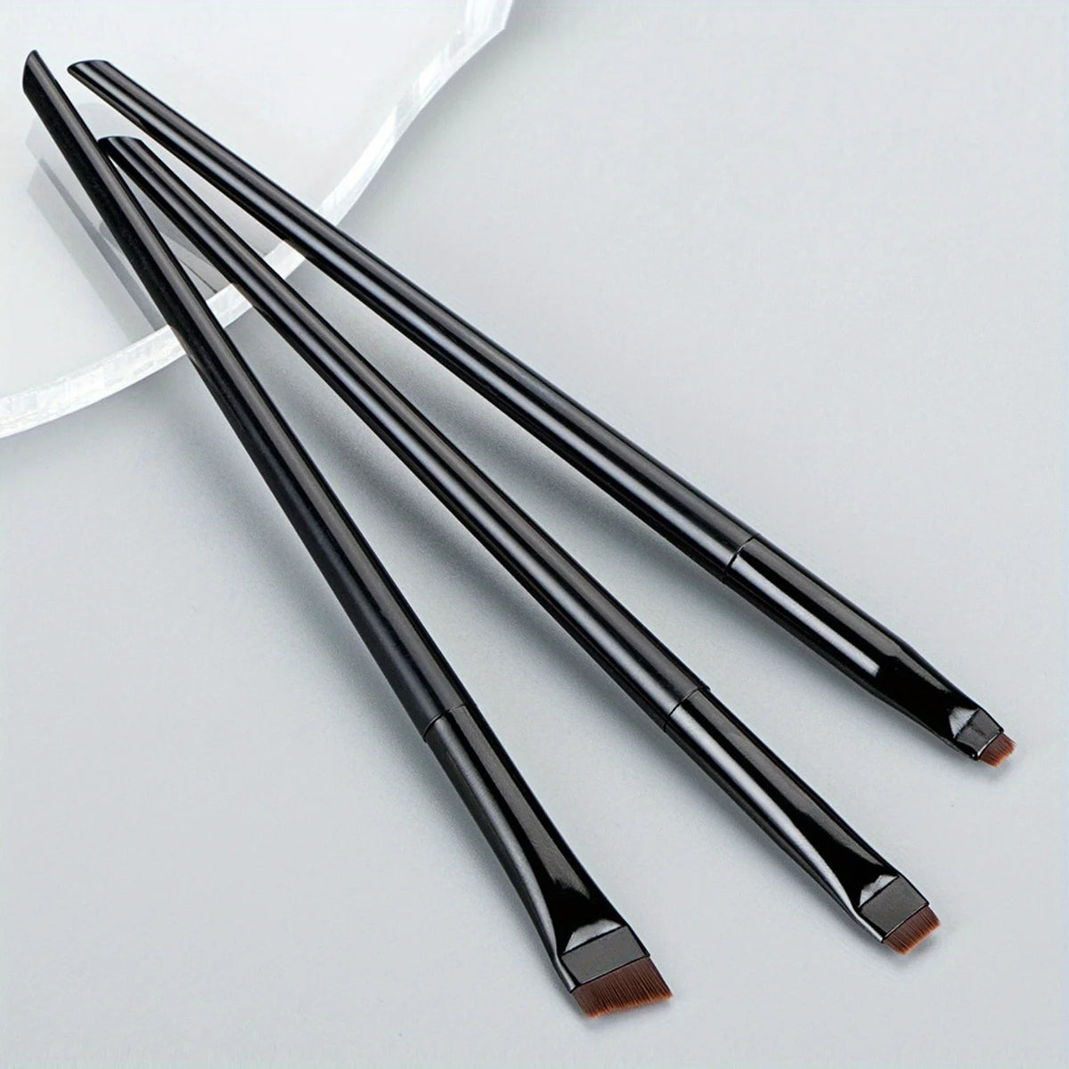 3-piece precision eyeliner and eyebrow brush set (photo 8 of 10)