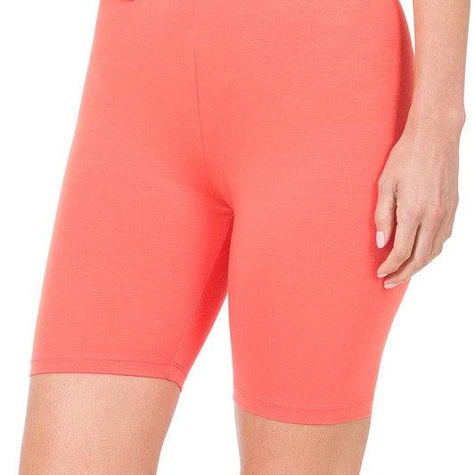 Women's Shorts Premium Cotton Biker Shorts