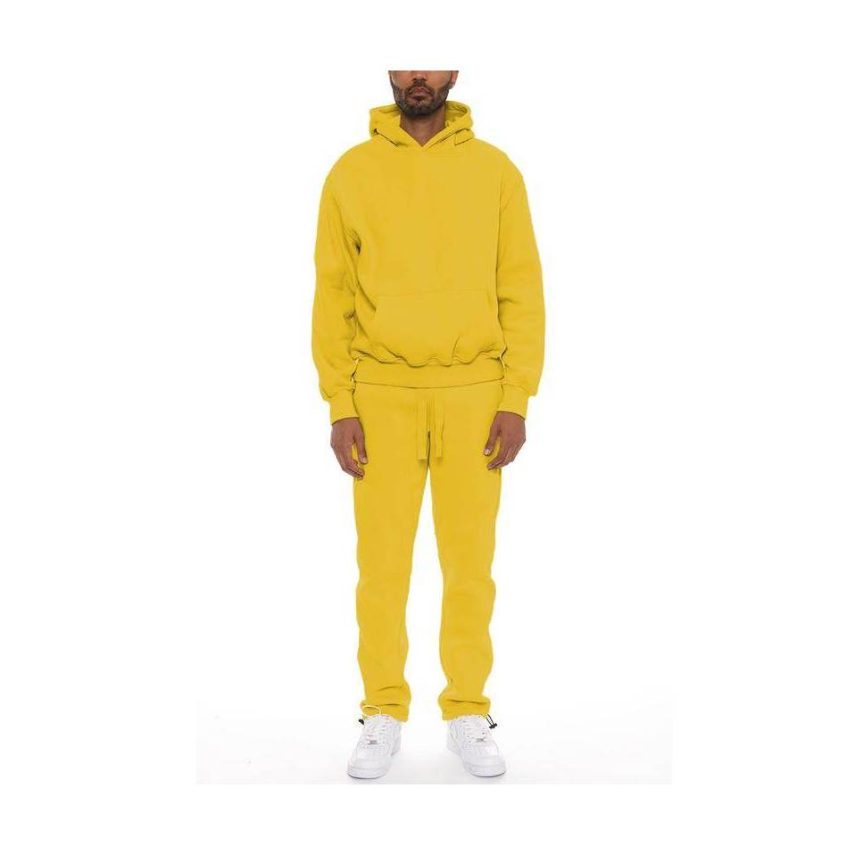 Mens Cotton Blend Hoodie Pants Set - VacationGrabs