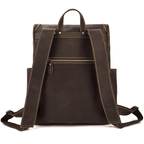 Premium leather backpack from VacationGrabs featuring durable straps and spacious compartments