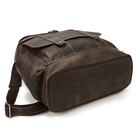Premium leather backpack from VacationGrabs with spacious main compartment and durable straps