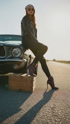 Stylish Croc Pattern Lace Up Boots