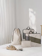 Thick Travel Storage Bags for Travel - Organizing Set of Six