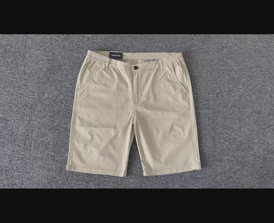 Men's Cotton Casual Shorts for Summer Travel