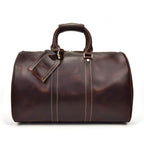 VacationGrabs professional business travel bag made of premium leather with sturdy handles