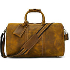 VacationGrabs professional business travel bag in brown with adjustable shoulder strap and sturdy handles