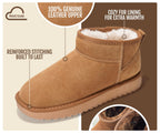PROJECT CLOUD 100% Genuine Leather Womens Boots Ankle Boots for Women Shoes – side profile