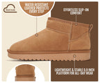 PROJECT CLOUD 100% Genuine Leather Womens Boots Ankle Boots for Women Shoes – back view