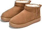 PROJECT CLOUD 100% Genuine Leather Womens Boots Ankle Boots for Women Shoes – front view