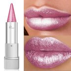 Pudaier long lasting lipstick in sparkling pink for all-day wear