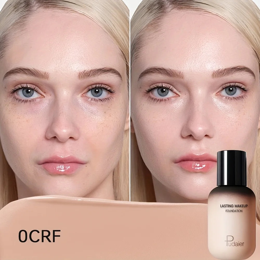 Pudaier foundation for full coverage in light shade for flawless skin
