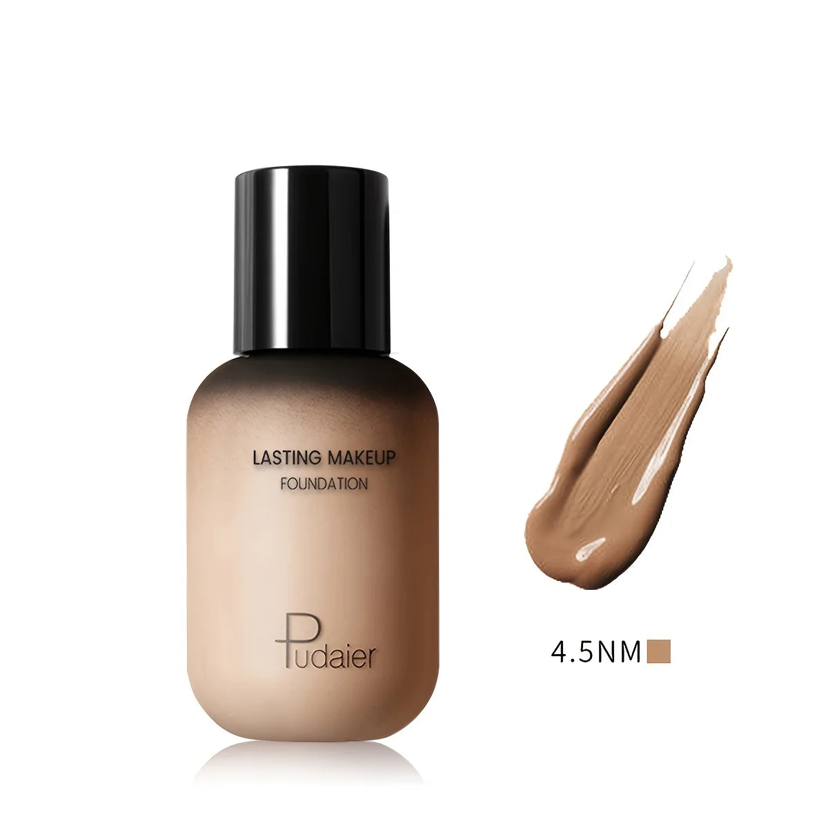 Pudaiers Lasting Makeup Foundation for full coverage, shade 4.5NM