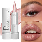 Pudair glitter lipstick gloss in pink, perfect for shimmering lips