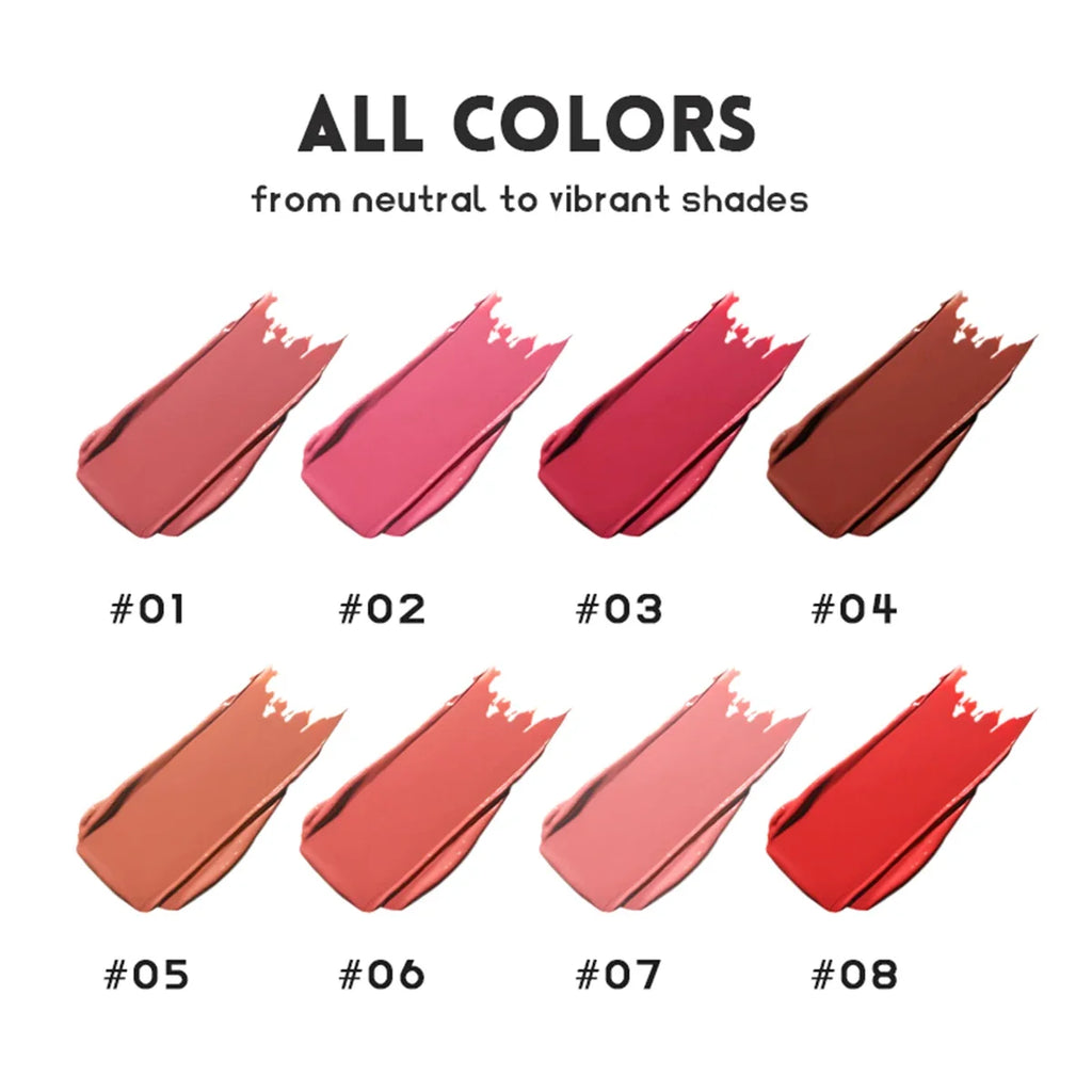 VacationGrabs lip gloss shades, from neutral to vibrant colors