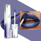 VacationGrabs lip gloss glitter lips in shimmering purple for a dazzling look