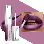 VacationGrabs lip gloss glitter lips in sparkling purple for glamorous looks