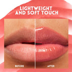 Lip gloss for a glossy finish and lightweight feel before and after application