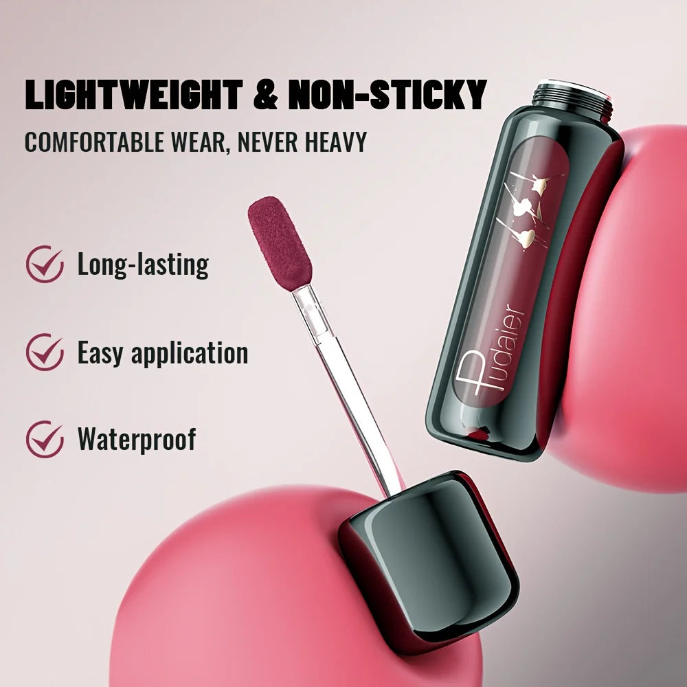 VacationGrabs lip gloss, lightweight, waterproof, and long-lasting for comfortable wear