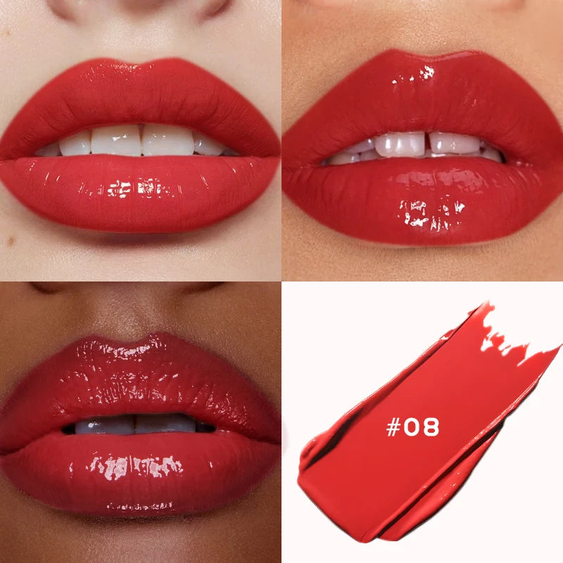 VacationGrabs lip gloss in vibrant red, perfect for everyday wear