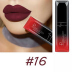 Vivid red lip tint on lips for a glamorous look