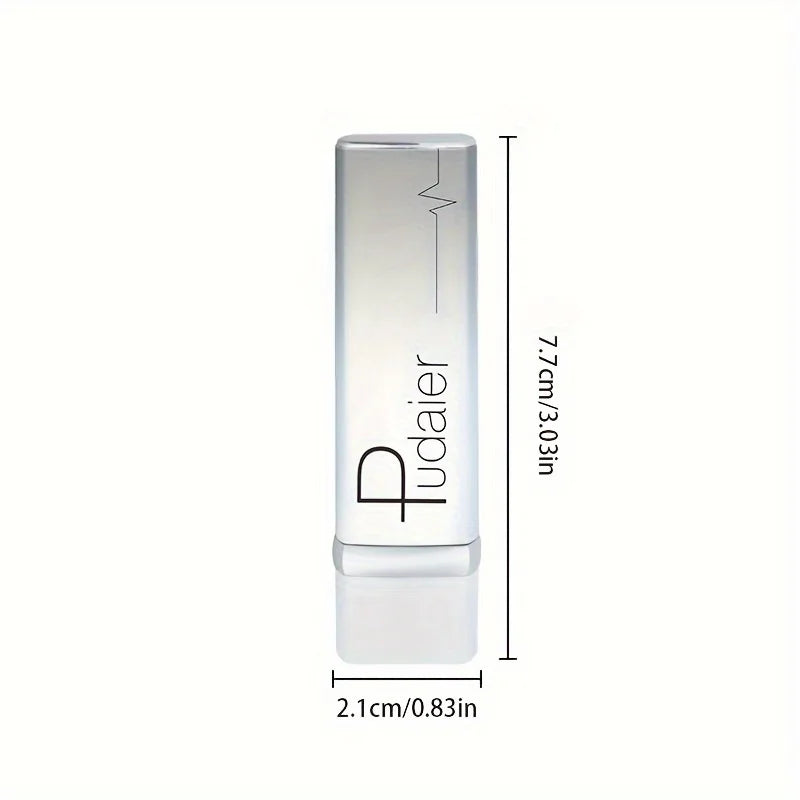 Pudaier moisturizing lip tint on lips for a natural look