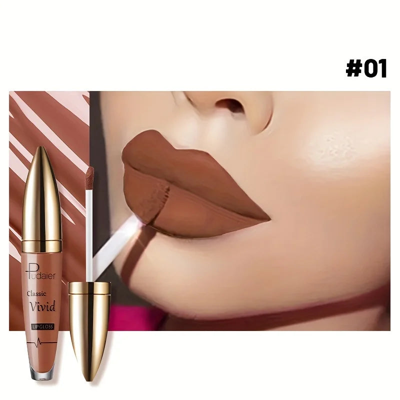 Matte lipstick MAC in rich brown shade for flawless lips.