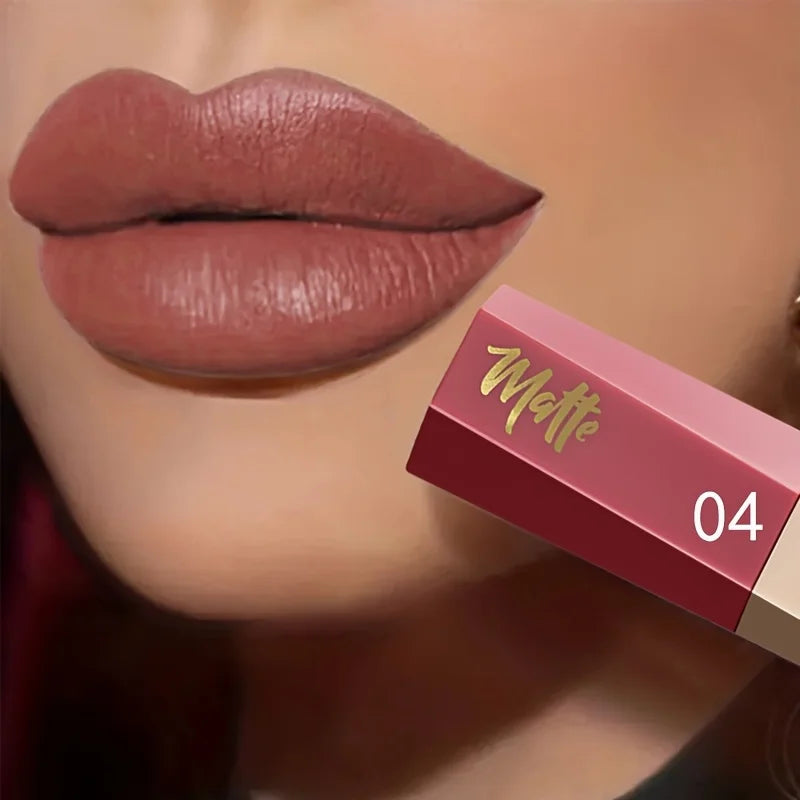 Matte lipstick MAC in brown shade, perfect for everyday wear