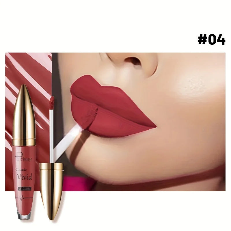 Matte lipstick MAC in rich red for a bold lip look