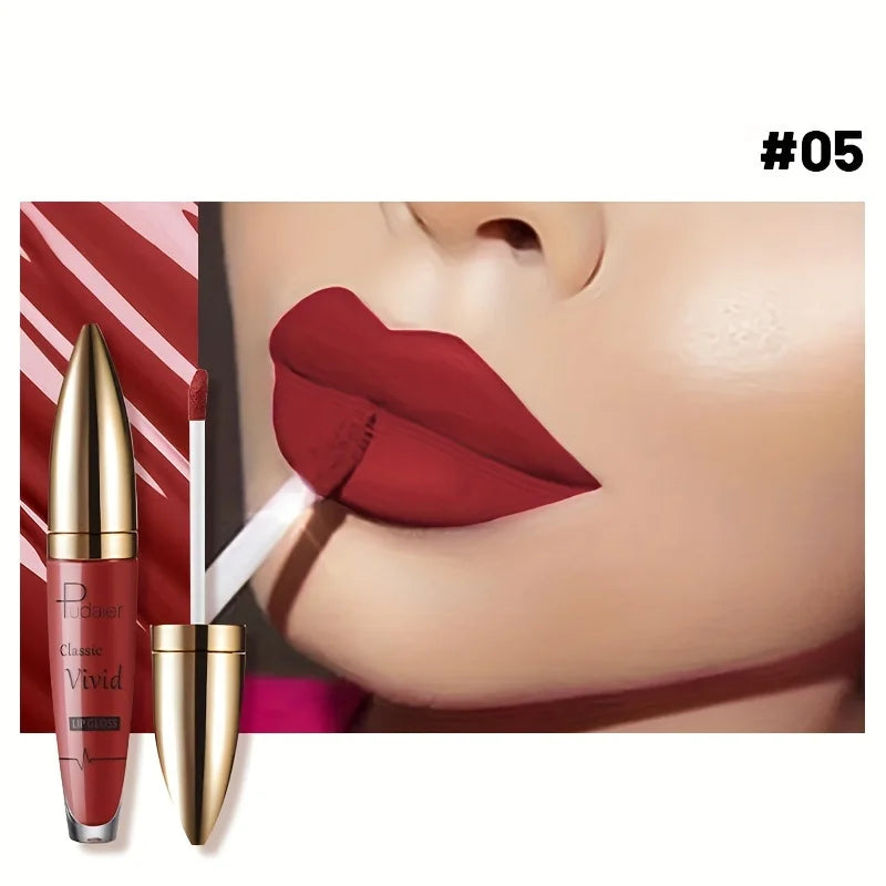 Matte lipstick MAC in rich red shade for a bold look