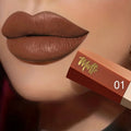 Matte lipstick MAC in warm brown shade, perfect for everyday wear