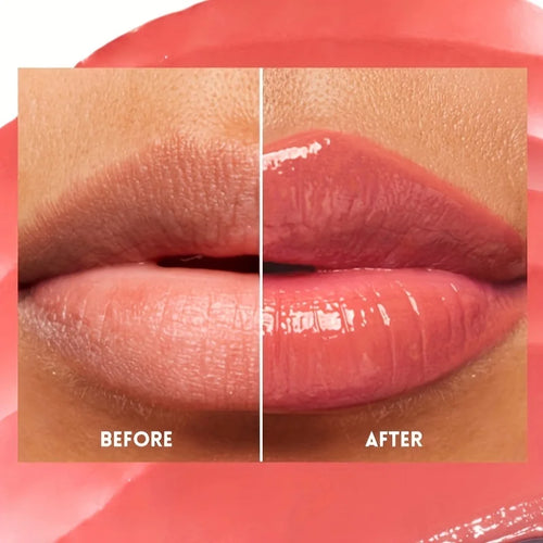 Nude lipstick application for a natural, smooth finish on lips
