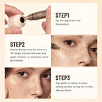Pudair waterproof body makeup applicator for creating natural-looking freckles