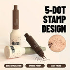 Waterproof body makeup freckle stamp in tan, shudge-proof and easy to use