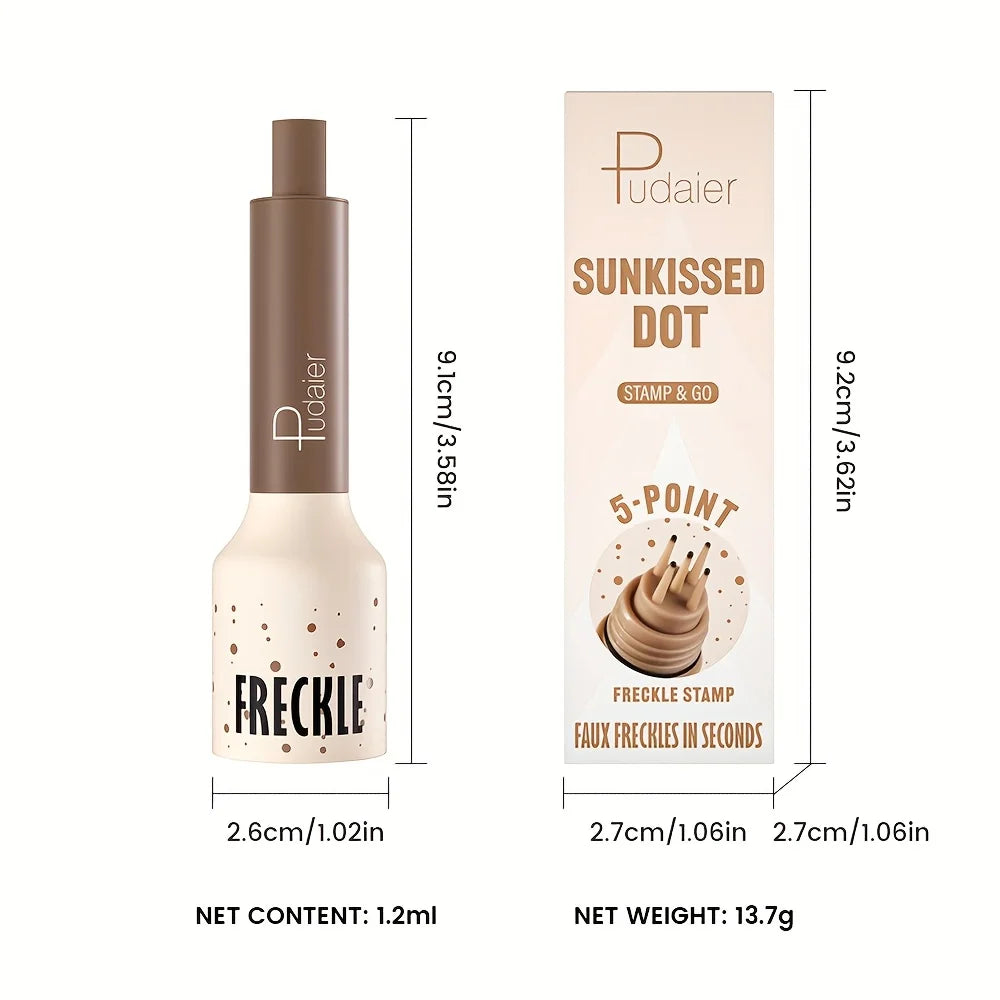 Pudaier Sunkissed Dot Faux Freckle Stamp, waterproof body makeup for natural look