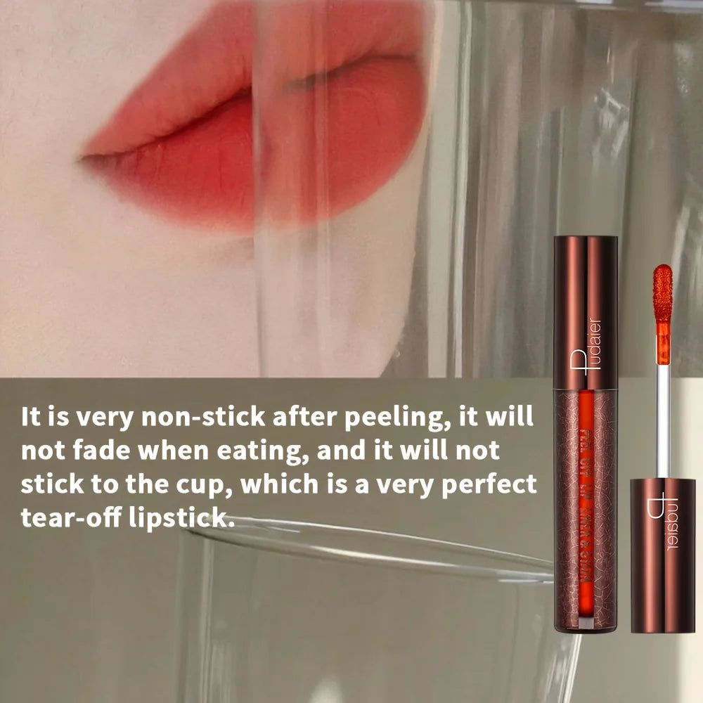 VacationGrabs waterproof lip gloss in vibrant red for long-lasting wear
