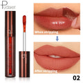 Pudaier waterproof lip gloss in red, long-lasting shine for vibrant lips