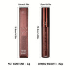 VacationGrabs waterproof lip gloss in shimmering rose gold for long-lasting wear