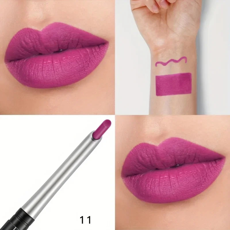 VacationGrabs lipstick pencil waterproof in vibrant purple shade for a bold look