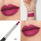 VacationGrabs lipstick pencil waterproof in deep plum for long-lasting wear