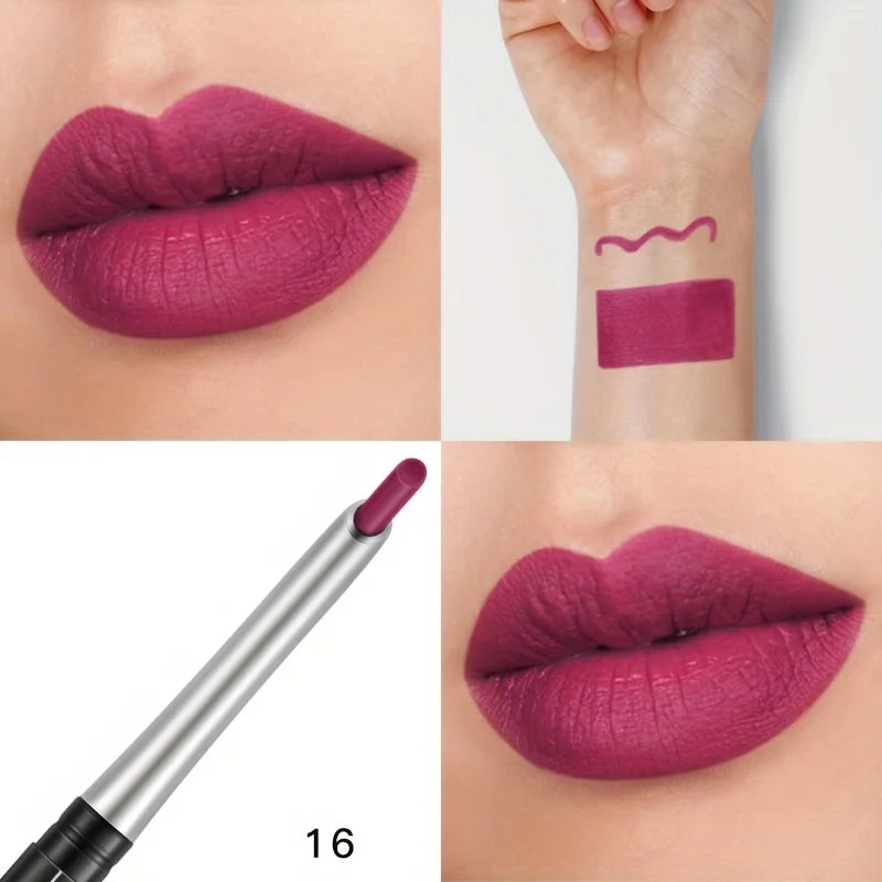 VacationGrabs lipstick pencil waterproof in deep plum for long-lasting wear