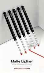 VacationGrabs lipstick pencil waterproof, matte lip liner set for precise application