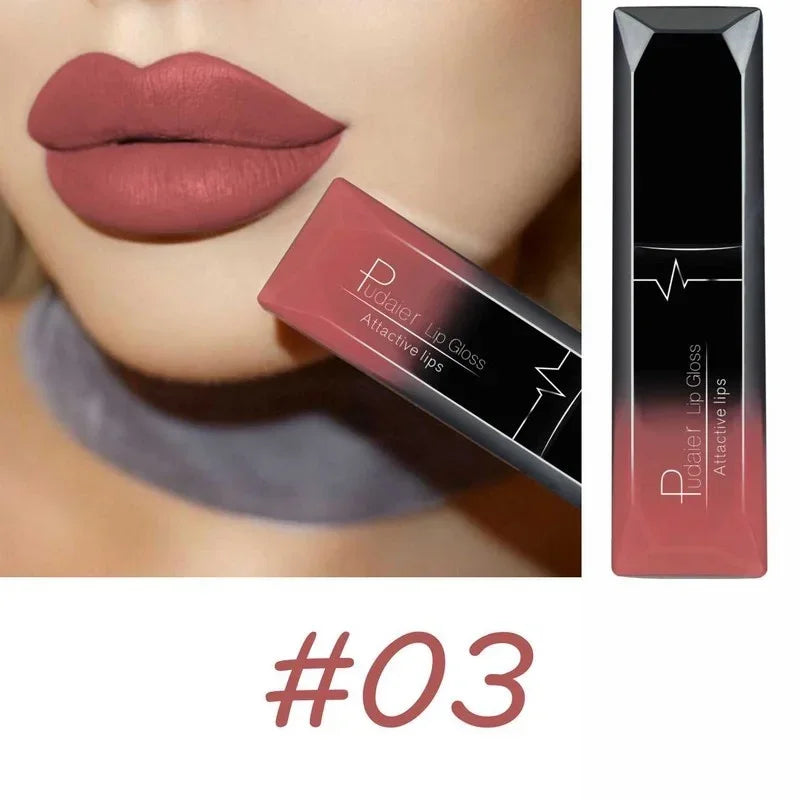 Matte lipstick mac in a rich mauve shade for a bold look