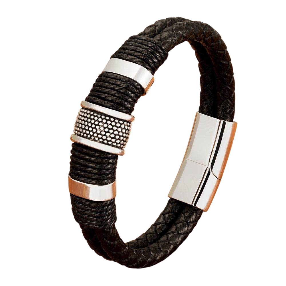 VacationGrabs Punk Stainless Steel Bracelet for Men