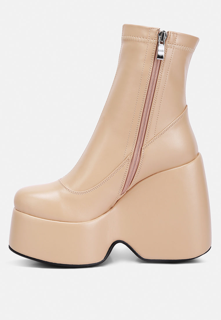 Purnell High Platform Ankle Boots